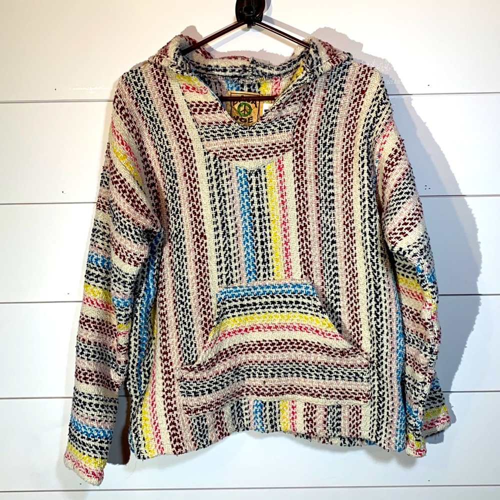 Baha Joe Pullover Mexican Blanket Baha Joe
